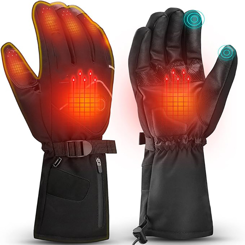 Elektrische wiederaufladbare beheizte Fahrradhandschuhe – wasserdicht, winddicht & Touchscreen-kompatibel