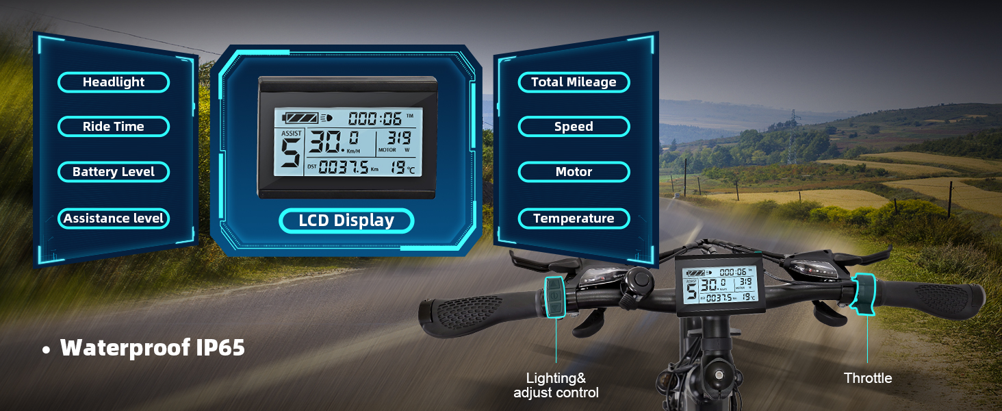 HOTEBIKE 36V 350W Erwachsenes 26 Zoll Elektro-City-Commuter-Fahrrad – Leicht mit herausnehmbarem verstecktem Akku 10 HOTEBIKE 36V 350W Erwachsenes 26 Zoll Elektro-City-Commuter-Fahrrad – Leicht mit herausnehmbarem verstecktem Akku - E-Bike Kanada - 10